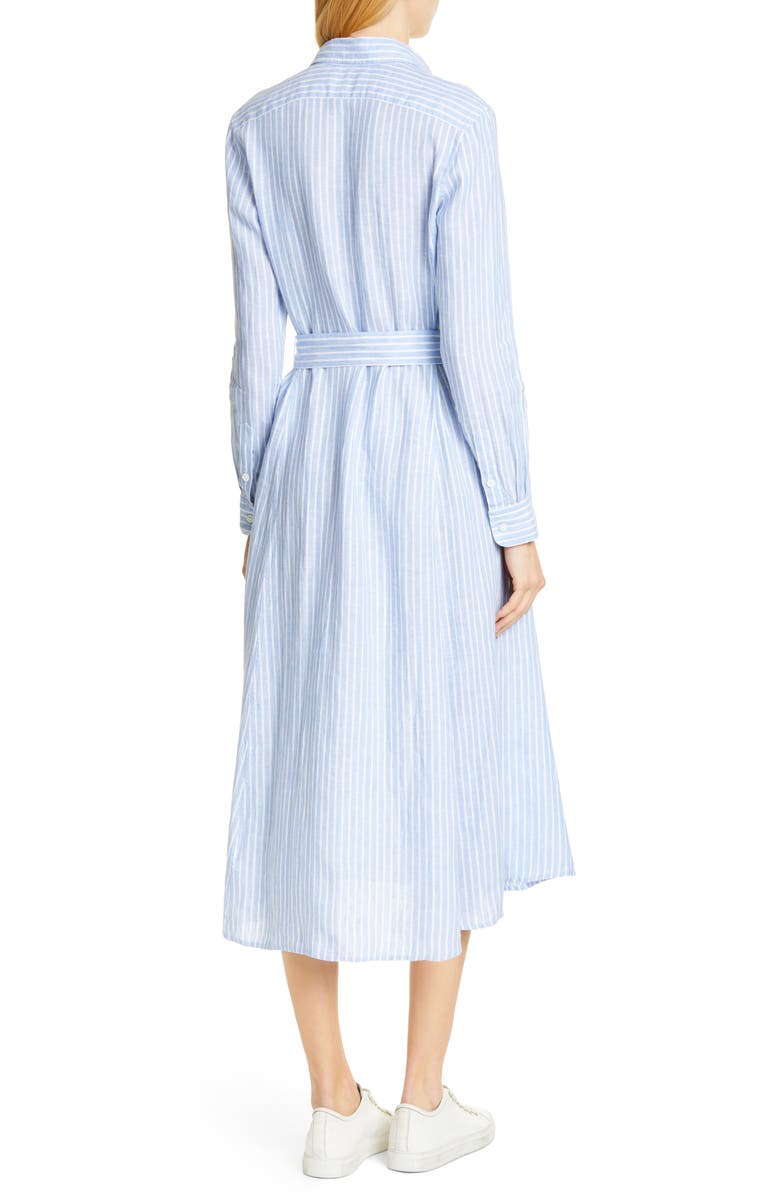 Polo Ralph Lauren Ashton Long Sleeve Linen Shirtdress, Alternate, color,