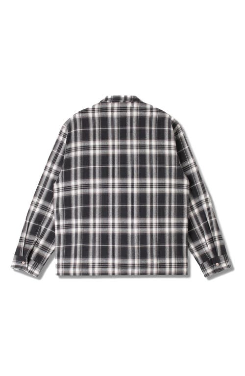 STAN RAY STAN RAY PLAID ZIP-UP SHIRT
