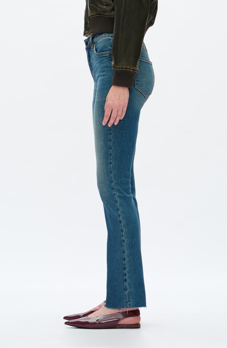 Bayeas Raw Hem Skinny Jeans, Alternate, color, Vintage Medium Blue