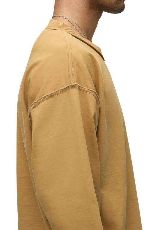 Hudson Jeans Crewneck Cotton Sweatshirt In Rust
