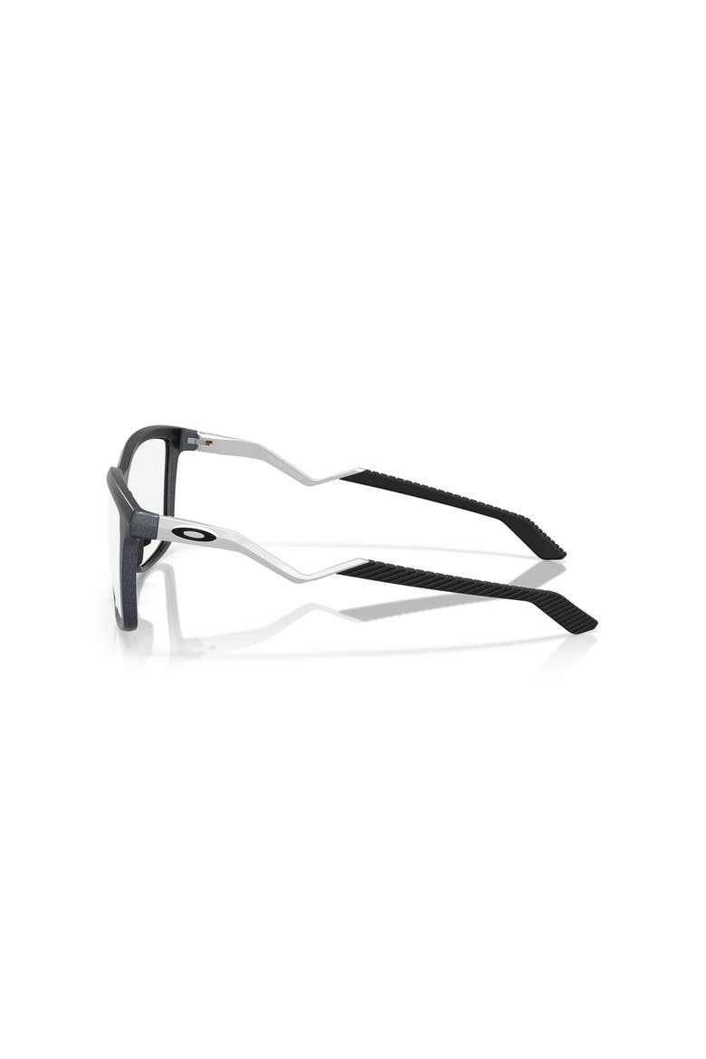 57mm Square optical glasses, Alternate, color, Black/ Silver