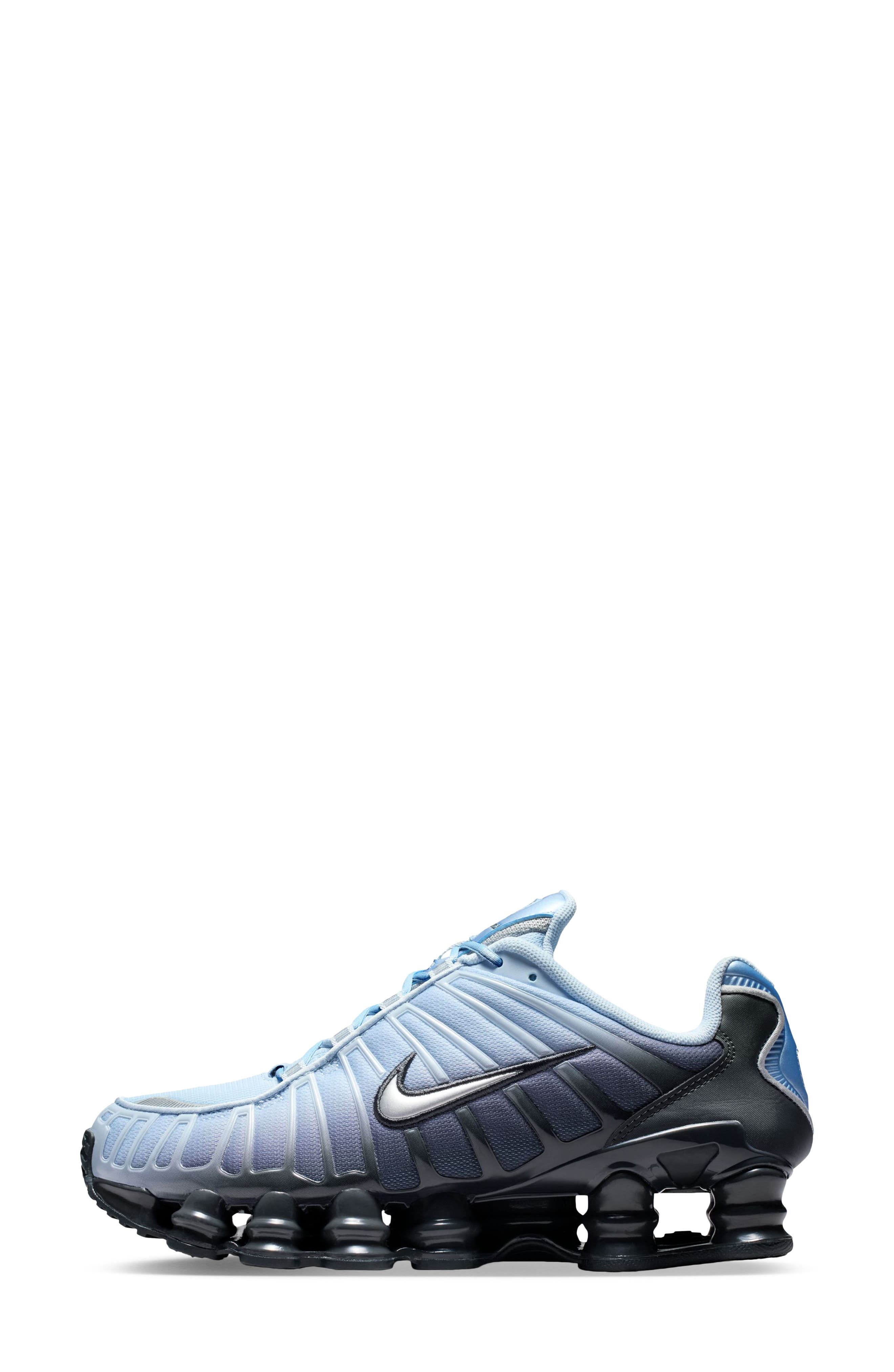 Nike Shox TL Sneaker, Alternate, color, Anthracite/ Silver/ Light Blue