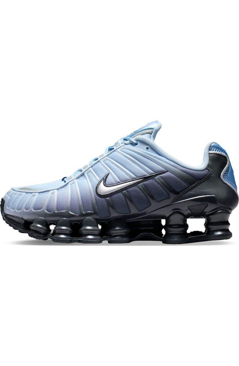 Nike Shox TL Sneaker, Alternate, color, Anthracite/ Silver/ Light Blue
