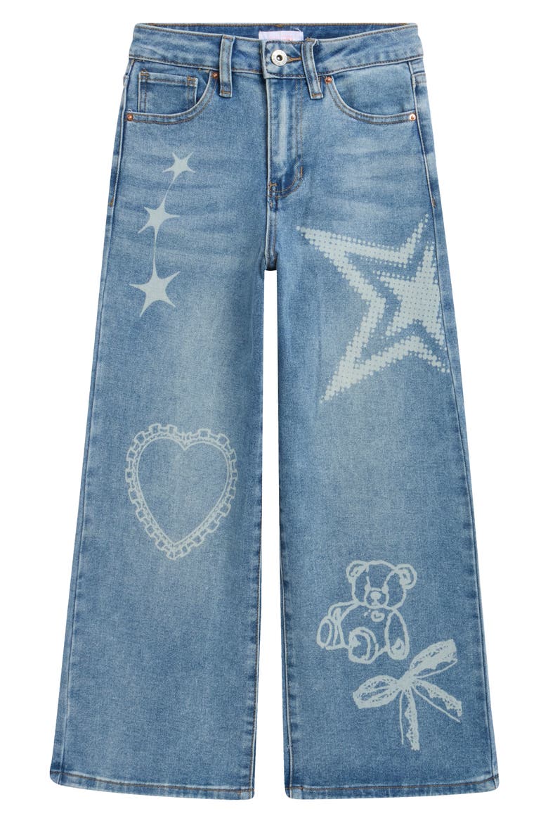 Kids' Baggy Tattoo Jeans, Main, color, 08T - TINTED MEDIUM