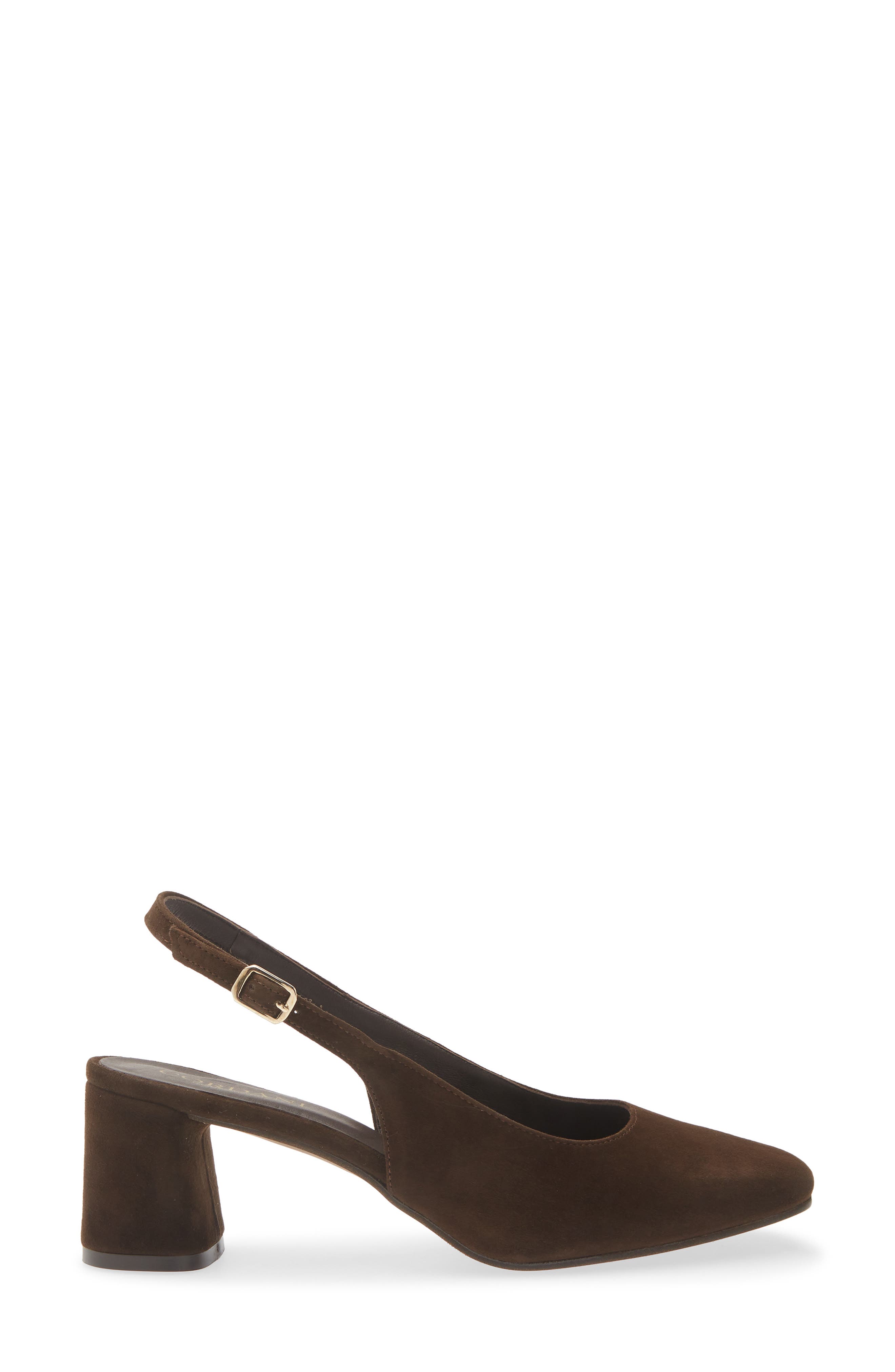 Garlin Slingback Pump, Alternate, color, BROWN SUEDE
