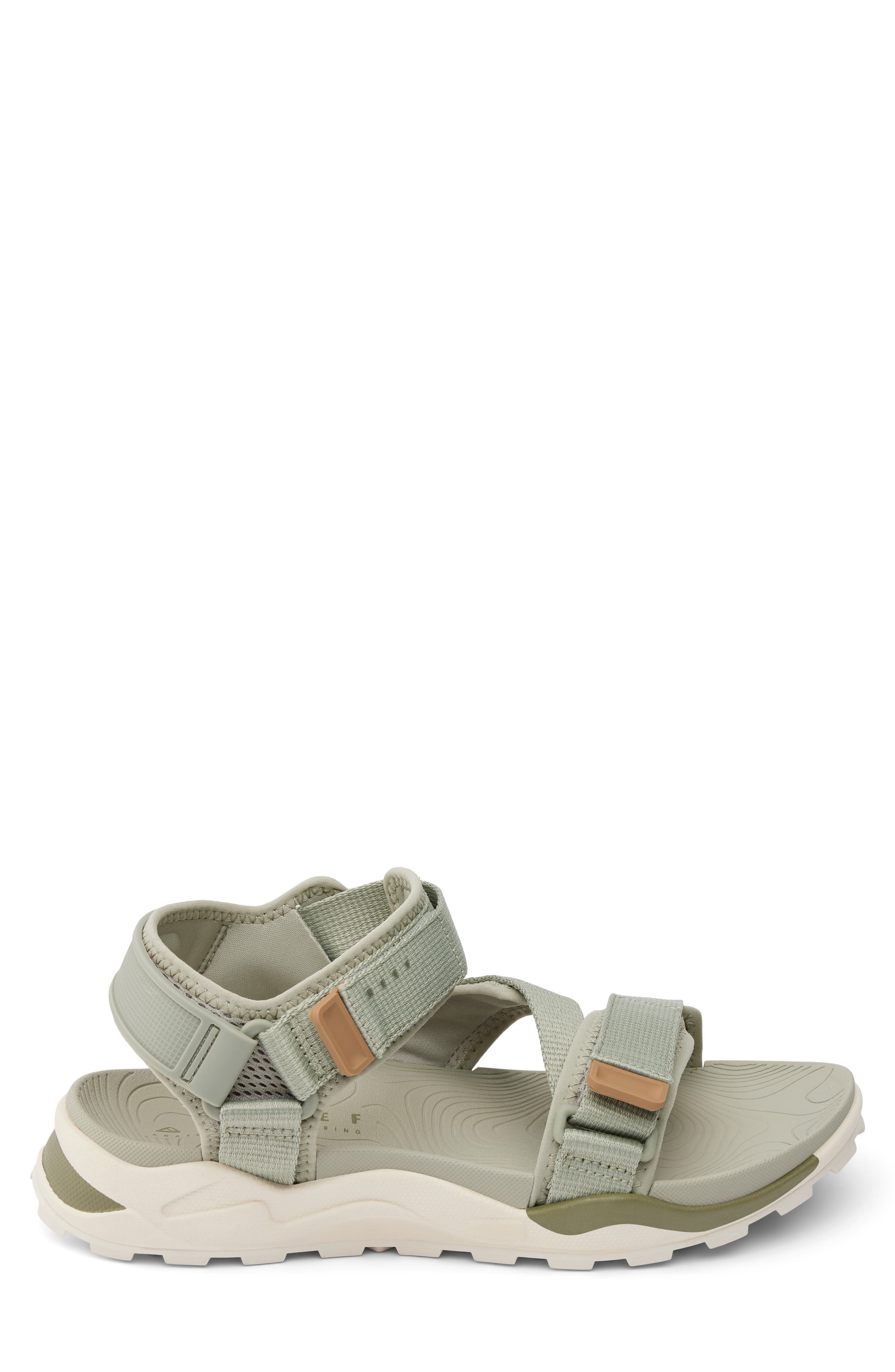 Cross Shore Sandal, Alternate, color, OLIVE/TAN