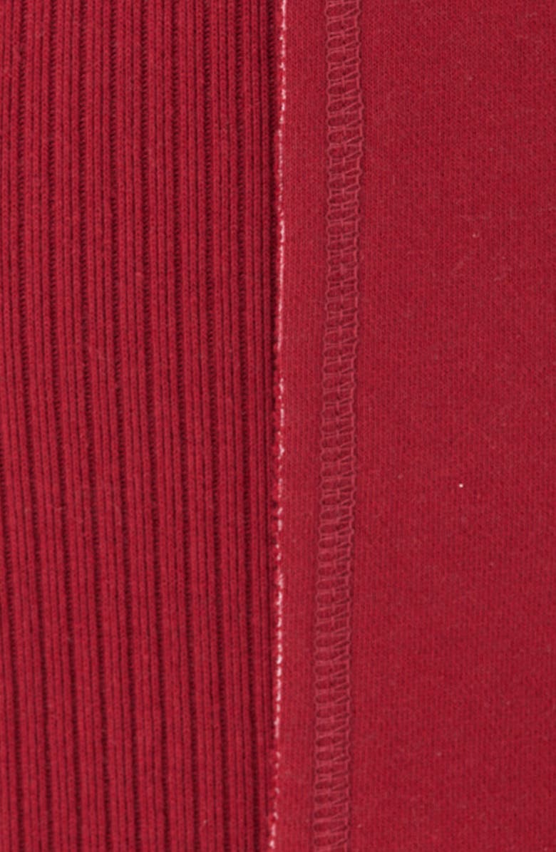 Threads 4 Thought Elexis Side Rib Cotton Blend Wide Leg Pants, Alternate, color, Cranberry