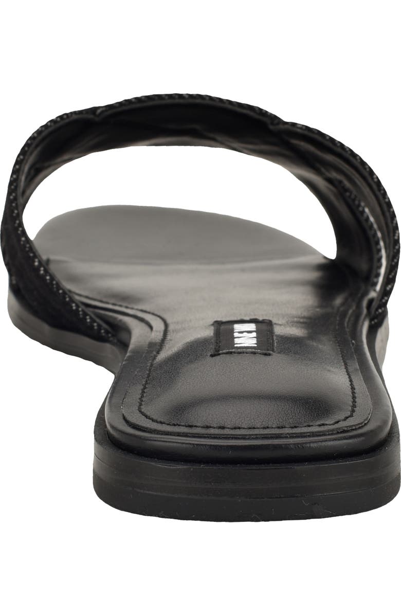 Nine West Gammy Slide Sandal, Alternate, color, Black