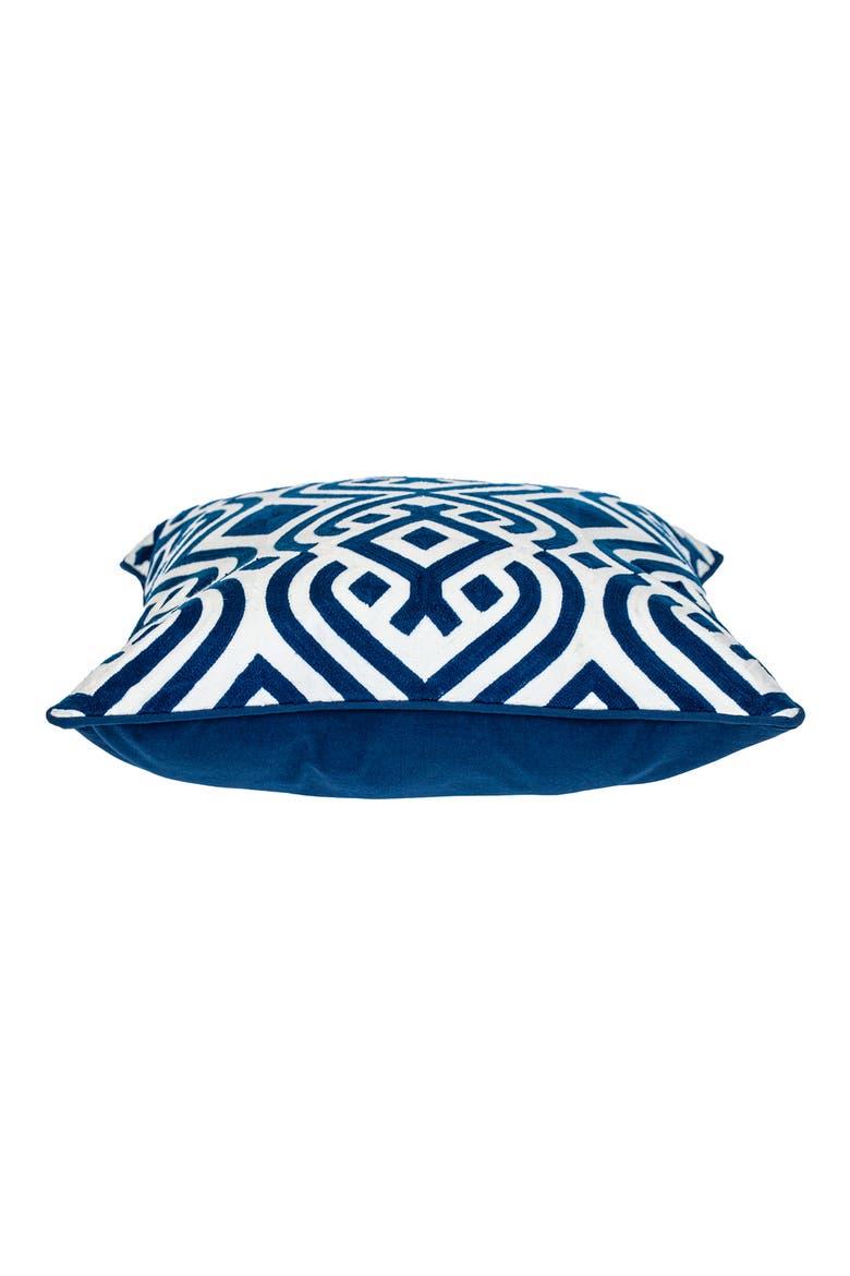 Vega Throw Pillow, Alternate, color, BLUE