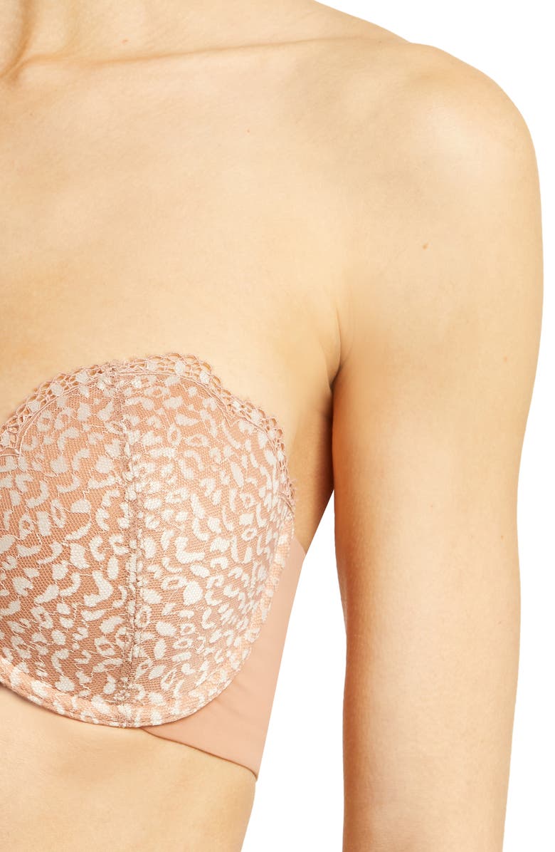 Skarlett Blue Rouse Full Coverage Strapless Bra, Alternate, color, Ginger/ Ivr