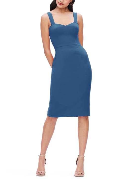 Nicole Sweetheart Neck Cocktail Dress
