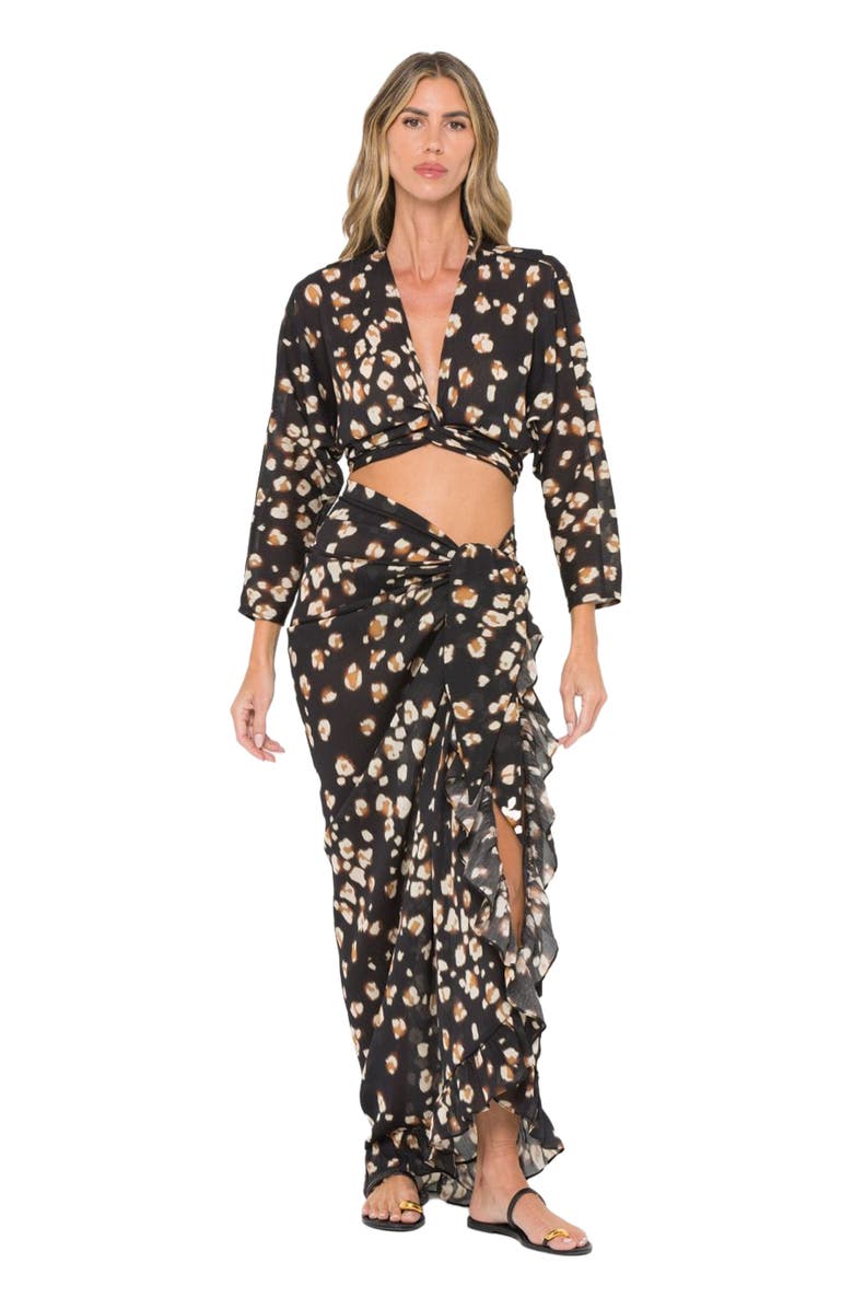 JBQ Sicily Skirt, Main, color, Cheetah