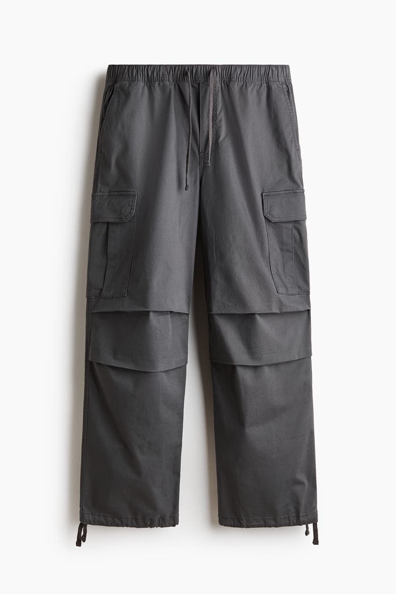 Loose-fit Cargo Pants, Alternate, color, Dark gray