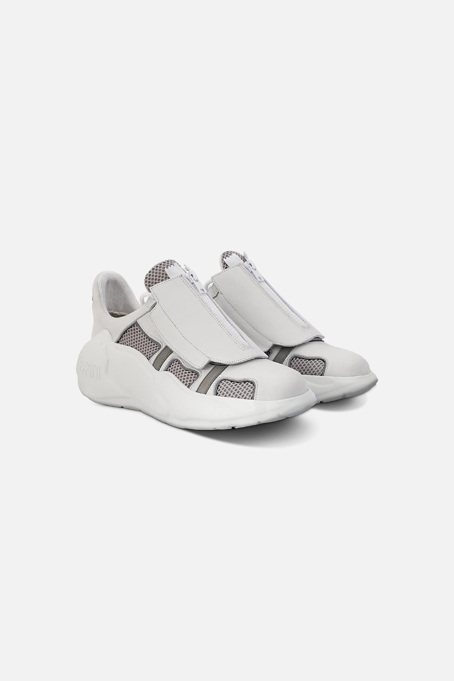 Fini Desiderata V2 White Mocha Sneaker  - Unisex, Alternate, color, White
