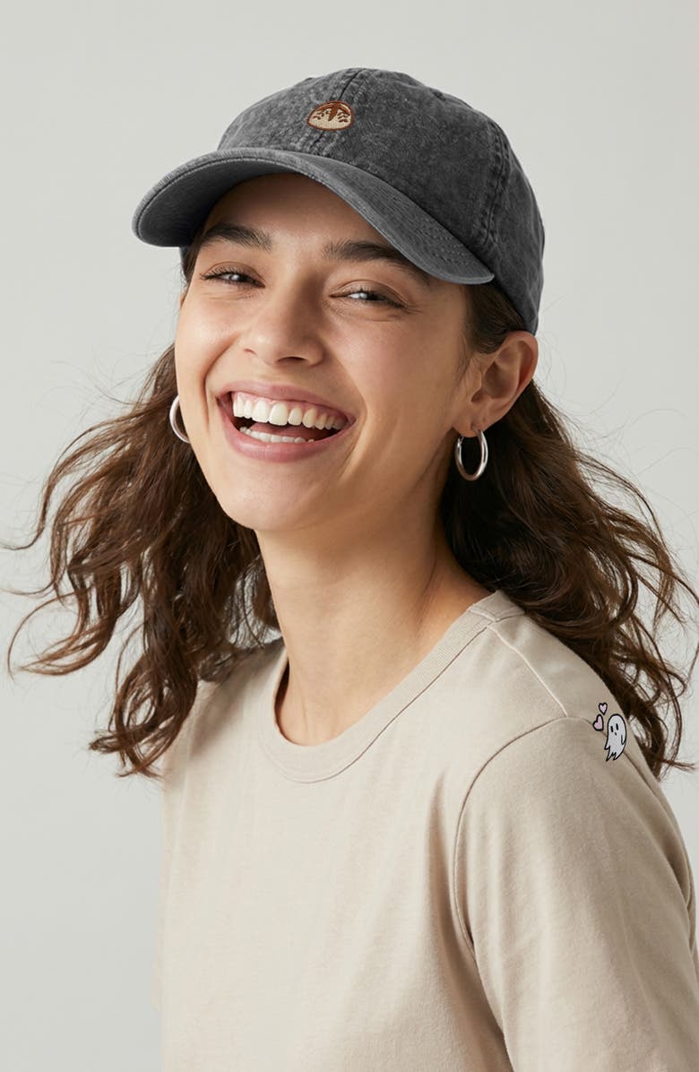Dalix Sourdough Dad Cap, Alternate, color, Washed Black