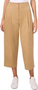 Halogen® Pleated Front Barrel Leg Twill Pants