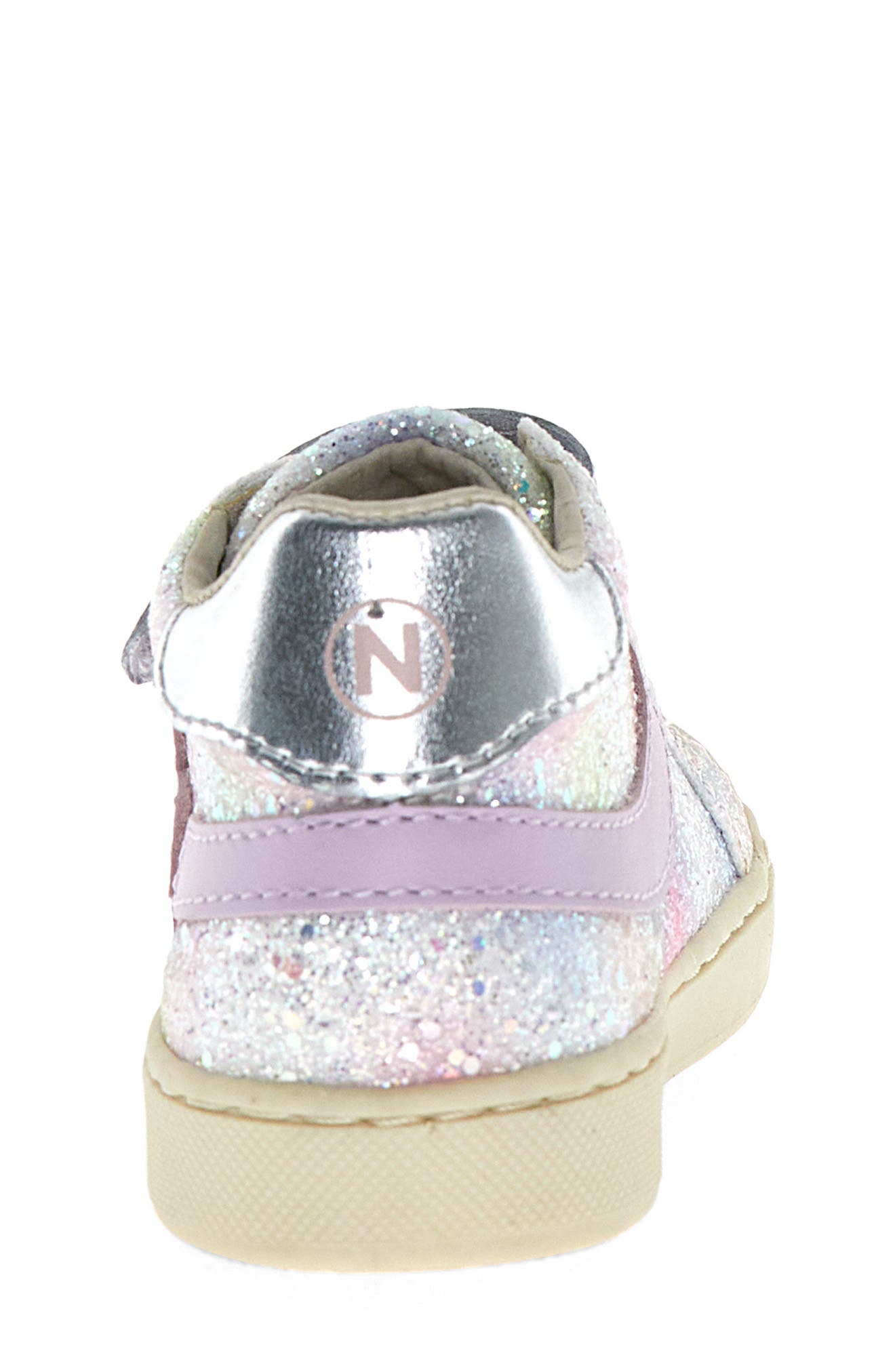 Naturino Kids' Singery High Top Sneaker, Alternate, color, Slvr Multi