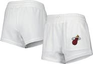 CONCEPTS SPORT Women's Concepts Sport  White Miami Heat Sunray Shorts