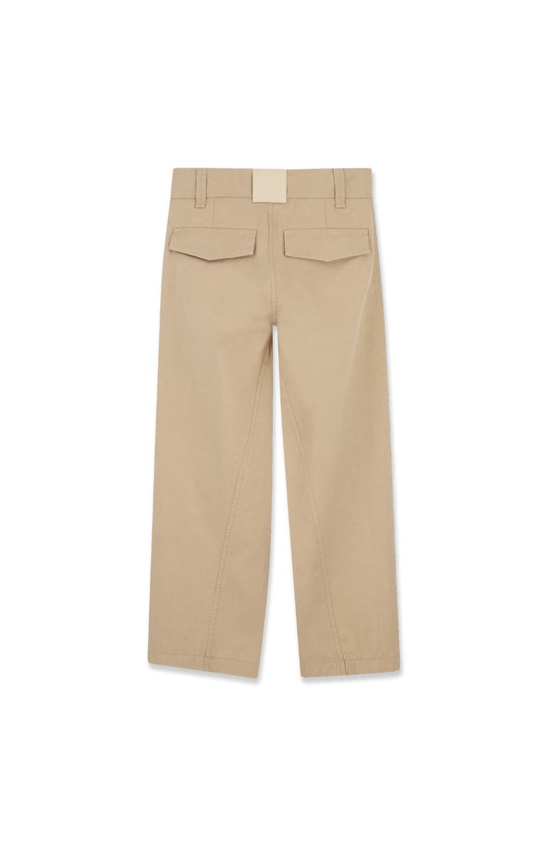 Lanvin TROUSERS WITH ILLUSTRATION, Alternate, color, Beige