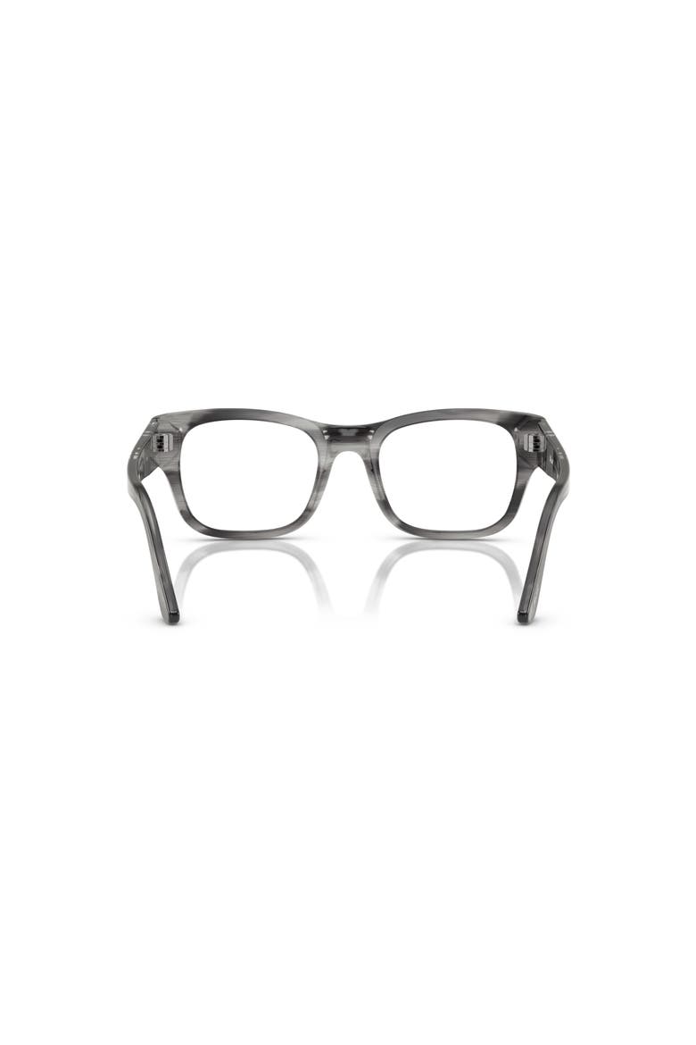 50mm Rectangle optical glasses, Alternate, color, Grey