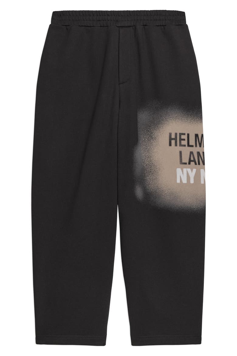 Spray Paint Logo Sweatpants, Alternate, color, BLACK - 001