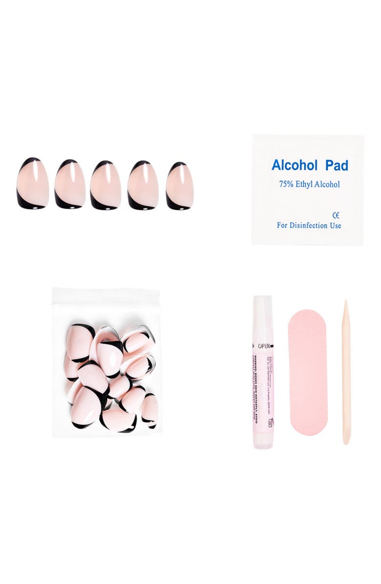 GLAMNETIC NYC Short Oval Press-On Nails Set, Alternate, color, Nyc