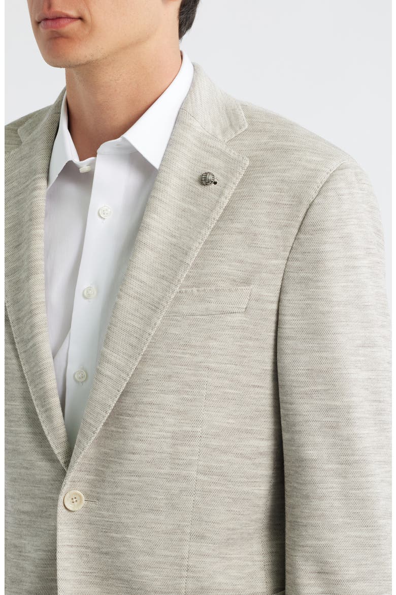 Hartford Knit Wool Mélange Sport Coat, Alternate, color, SAND