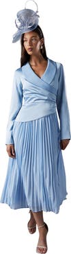 Coast Tailored Pleat Skirt Midi Dress