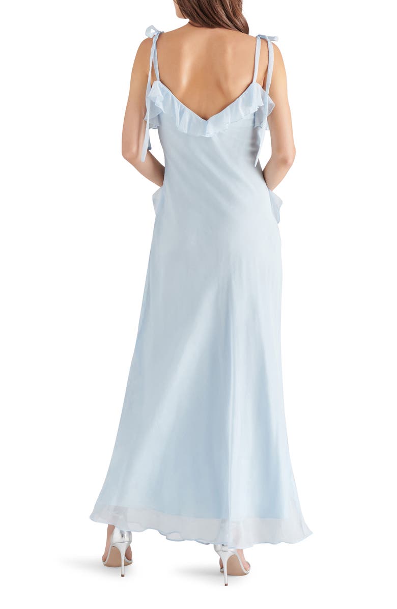Steve Madden Adalina Ruffle Maxi Dress, Alternate, color, Morning Blue