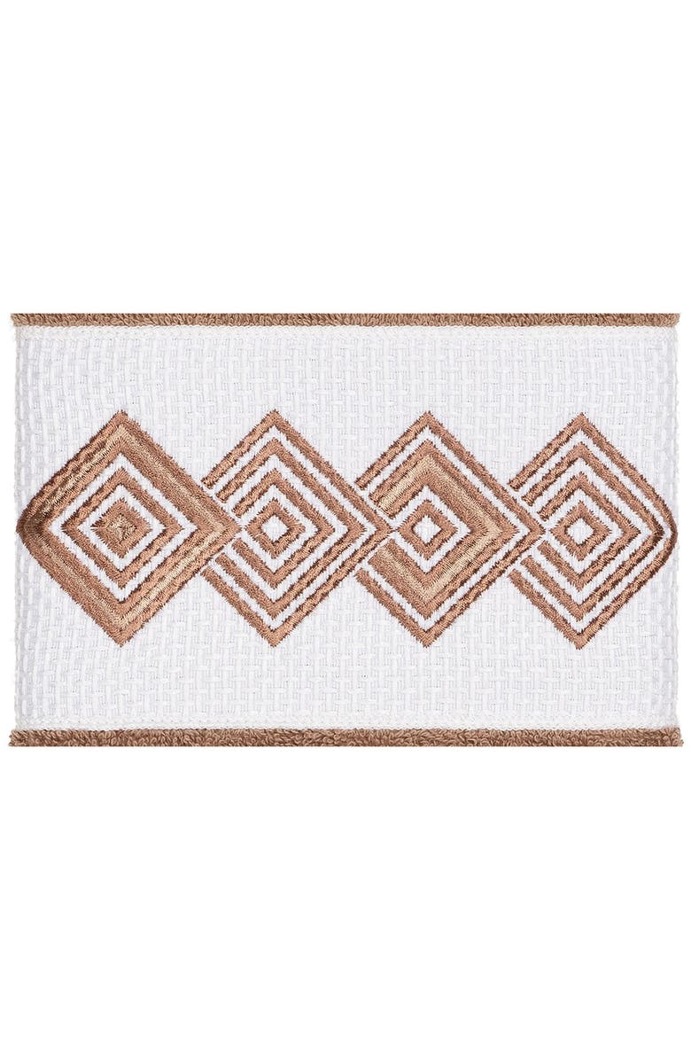 Linum Home Textiles Noah 3-Piece Embellished Towel Set - Latte, Alternate, color, Latte