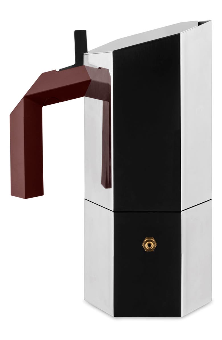 ALESSI Menhir 6-Cup Espresso Coffeemaker, Main, color, Stainless Steel