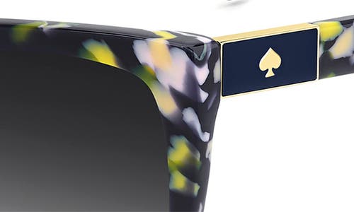 KATE SPADE KATE SPADE NEW YORK LILAH 55MM GRADIENT POLARIZED SQUARE SUNGLASSES 