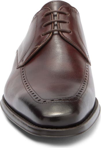 Factory Magnanni Prix Apron Toe leather derby