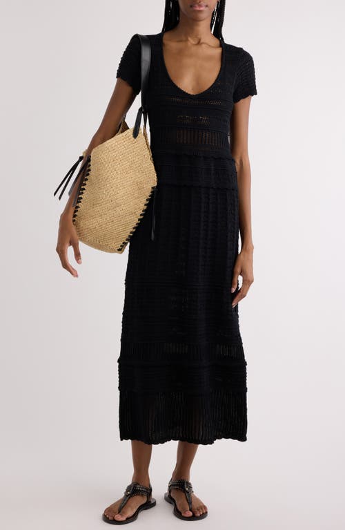 ISABEL MARANT ÉTOILE ISABEL MARANT ÉTOILE AURORE OPEN STITCH SWEATER DRESS