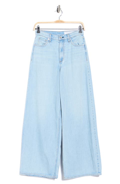 Serena High Waist Full Length Wide Leg Jeans