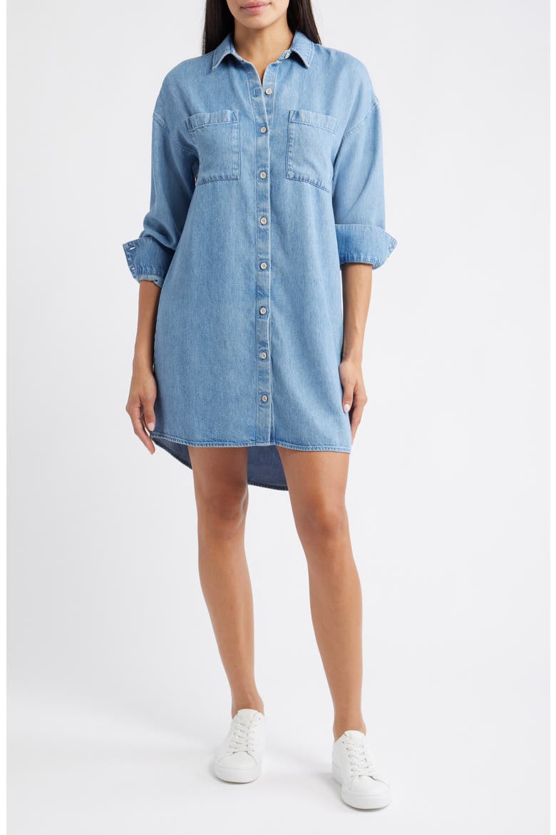 cloth and stone shirt dress MINERAL WASHED COTTON GAUZE BUTTON DOWN JJs Designs & Boutique All versions feature a subtly curved yoke Button Down Cloth And Stone