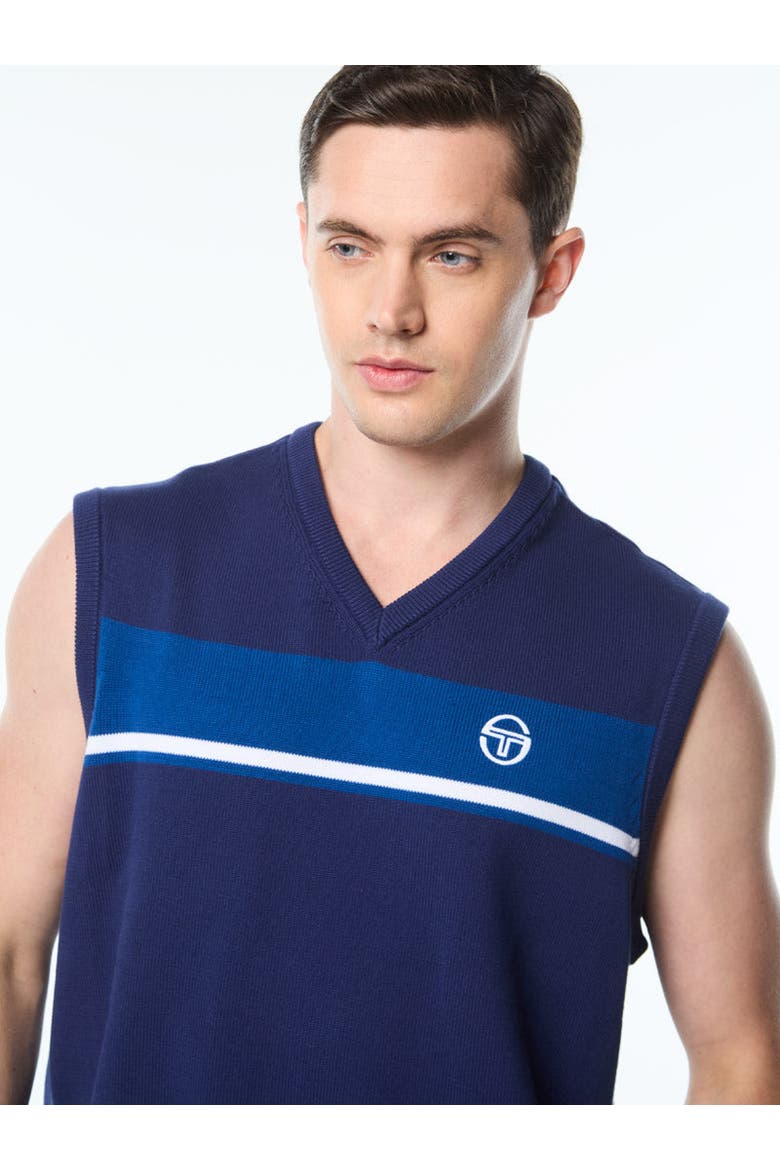 Fico V-Neck Vest, Alternate, color, BEACON BLUE