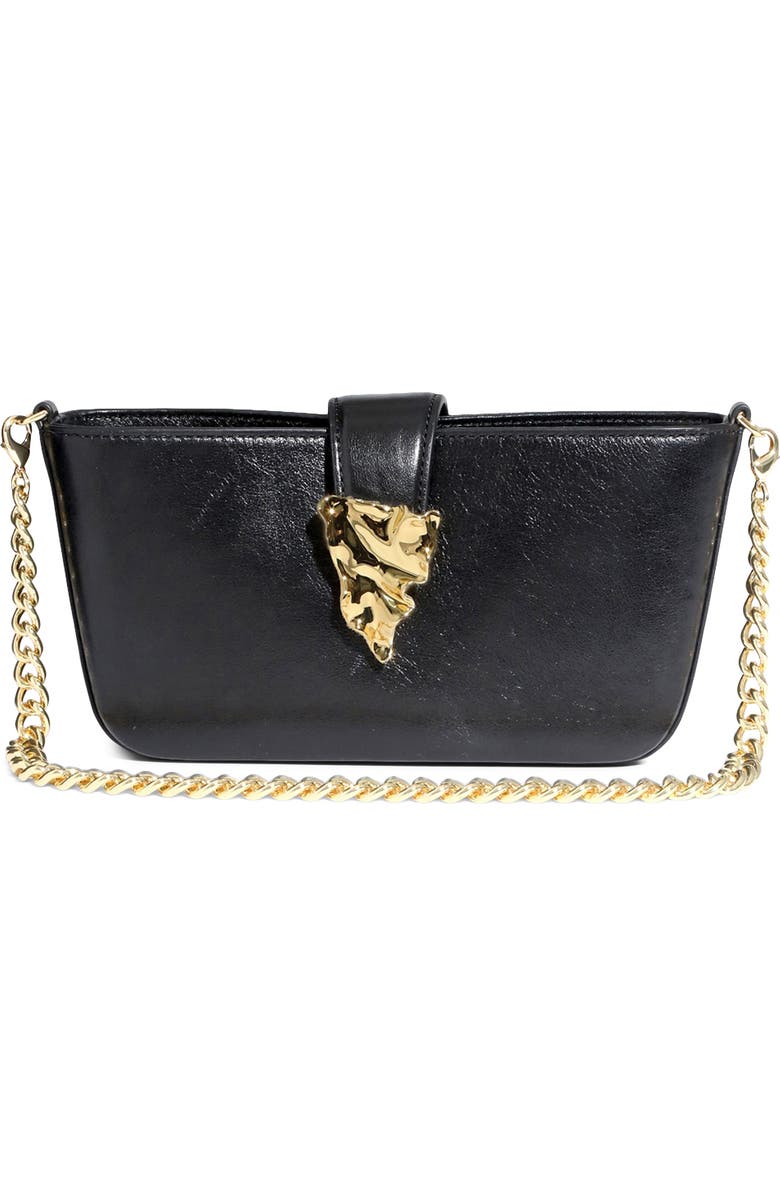 Alexis Bittar Crumple Leather Crossbody Bag, Main, color,