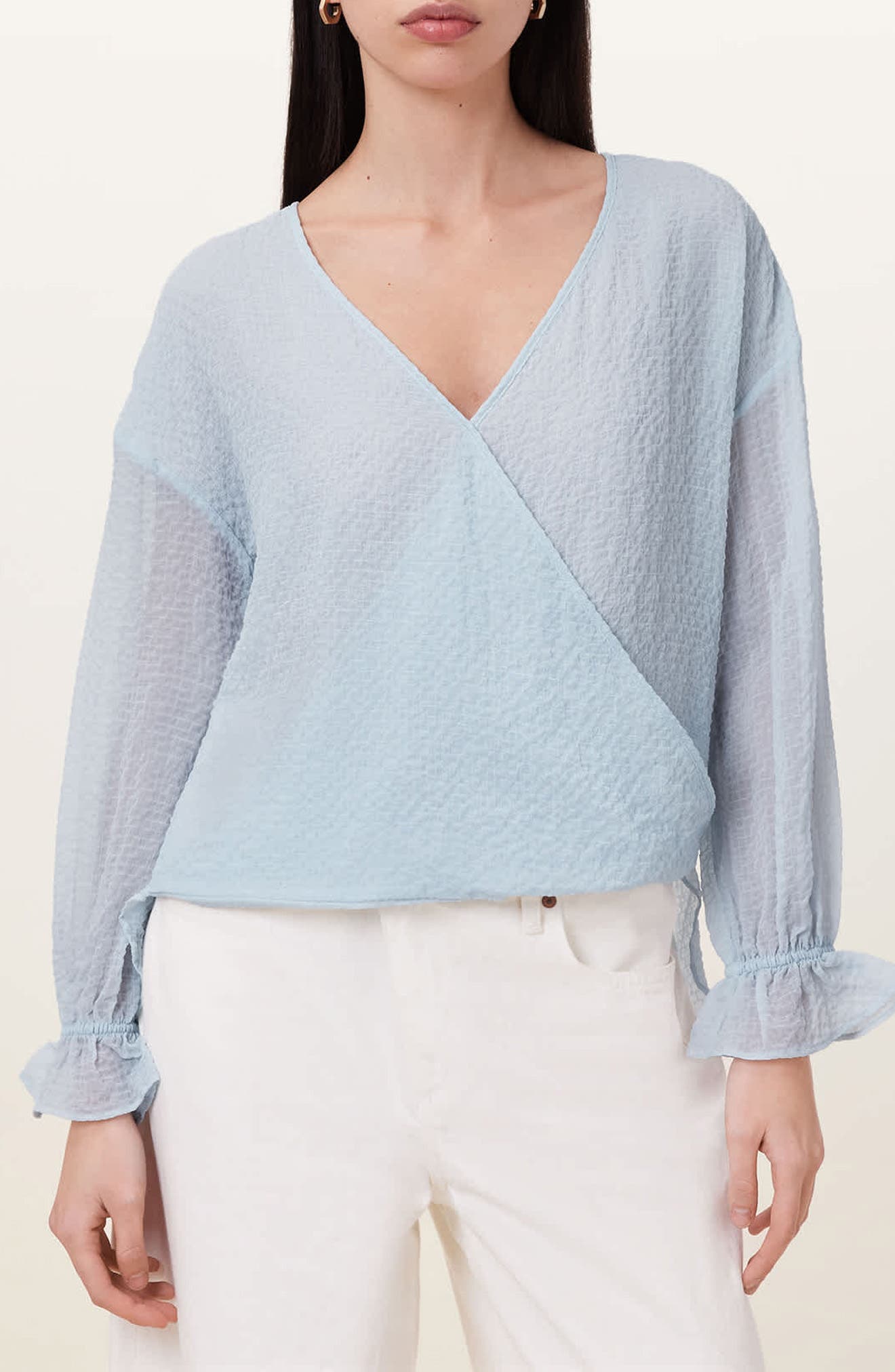 AllSaints Penny Textured Top