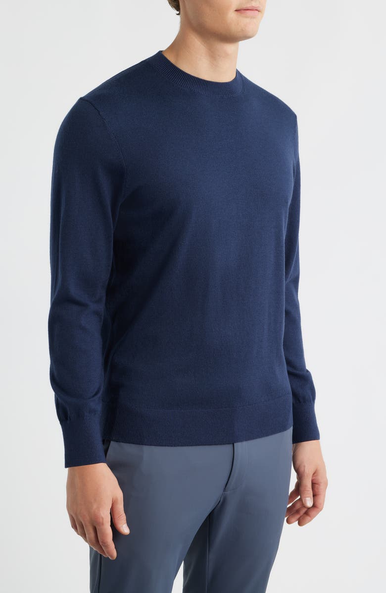 Mizzen+Main Heritage Crewneck Sweater, Alternate, color, Navy