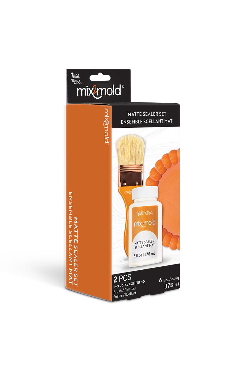 Brea Reese Mix2Mold Matte Sealer 6 Fl Oz Application Brush, Alternate, color, Multicolored