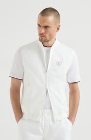Brunello Cucinelli Nylon vest with logo