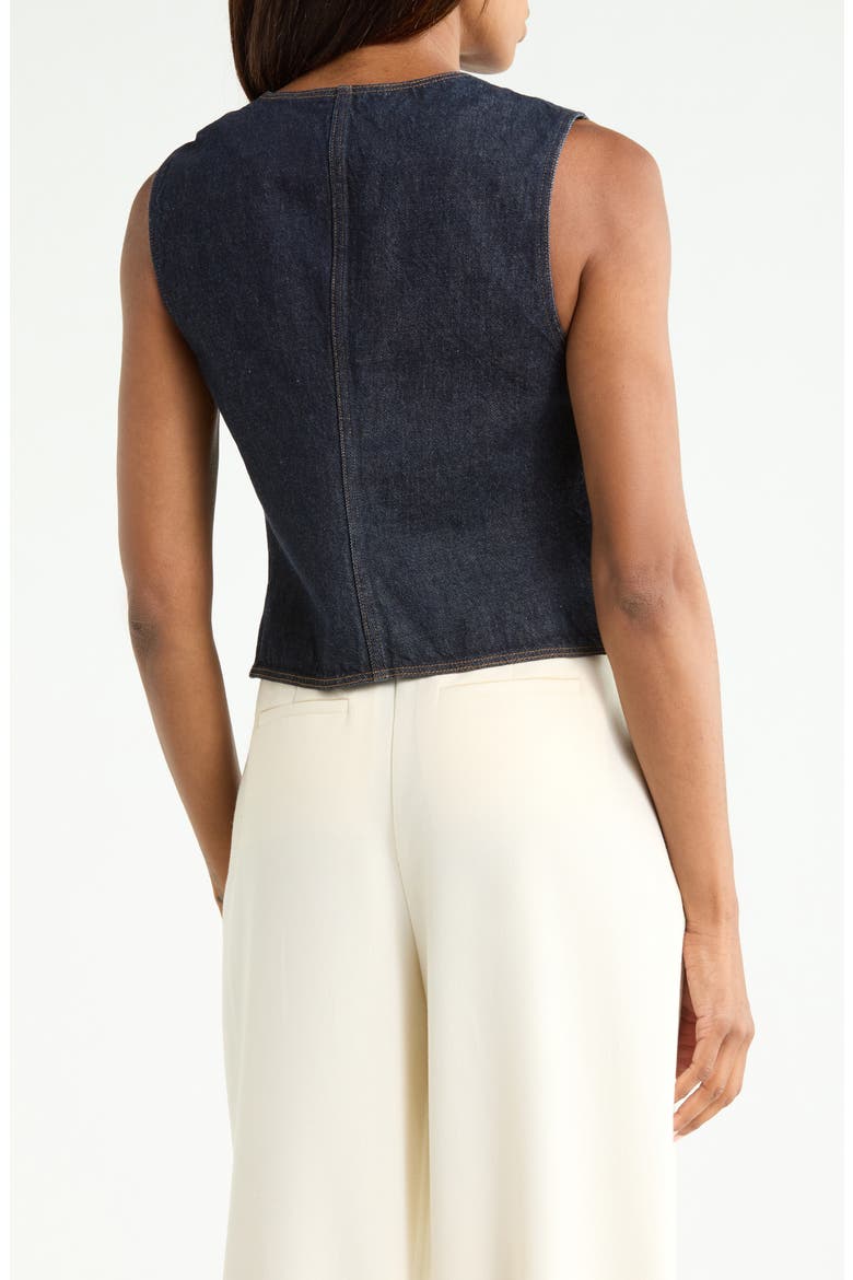 The Denim Vest, Alternate, color, RINSE