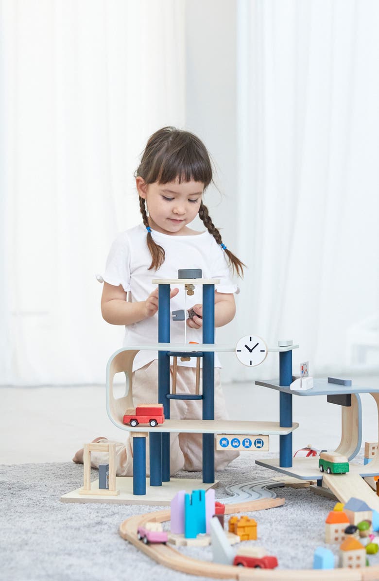 PlanToys<sup>®</sup> Central Station Building Playset, Alternate, color, Assorted
