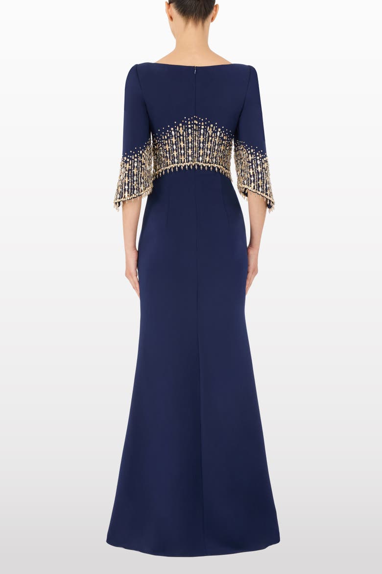 Electrica Embellished Maxi Dress, Alternate, color, Midnight Kiss