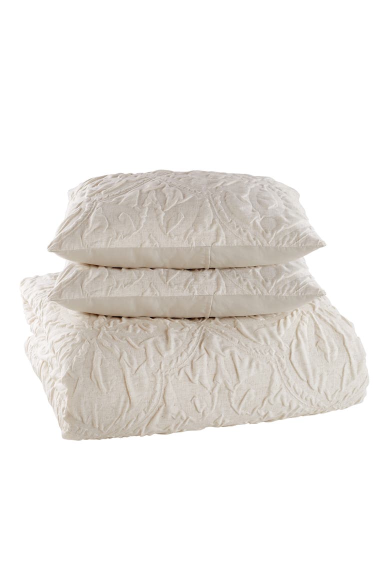 Vintage Tile Comforter & Sham Set, Alternate, color, LINEN
