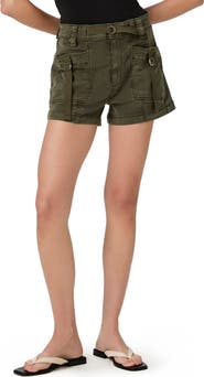 PAIGE Radley Cargo Denim Shorts