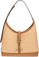 Strathberry Kite Raffia Hobo Bag