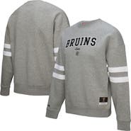 Mitchell & Ness Women's Mitchell & Ness Heather Gray Boston Bruins Logo Lightweight Pullover Sweatshirt