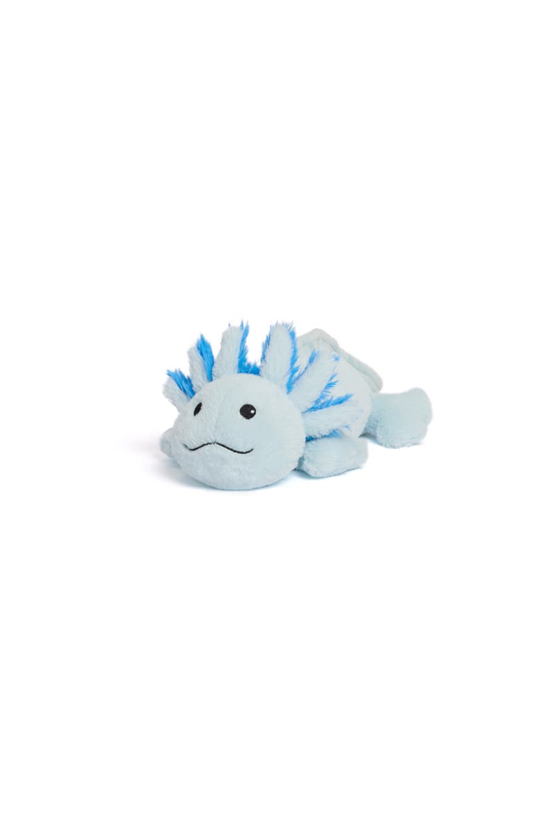 Warmies Axolotl Junior Plush Toy, Main, color, Light Blue